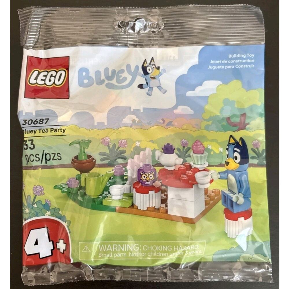 Lego Bluey Tea Party Polybag Set 30687 Bluey Figure Play Set Toys Brand New